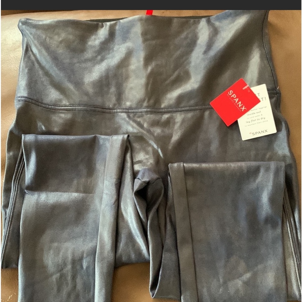 Spank Faux Leather Leggings